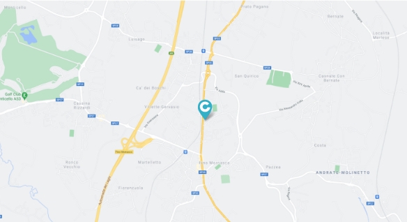 Mapa Calier Italia