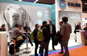 Imagen de Calier promociona su collar antiparasitario Merlin en Iberzoo-Propet 2020